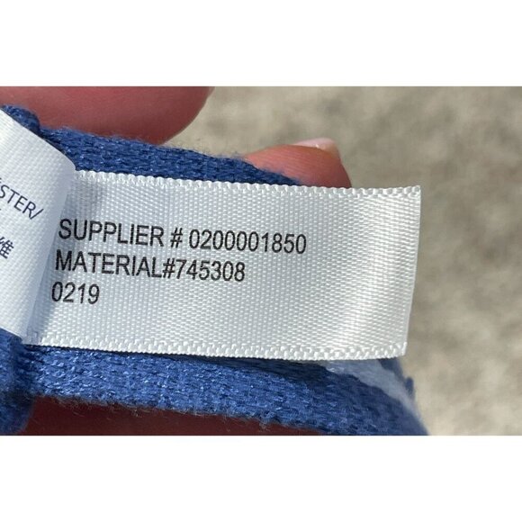 Polo Ralph Lauren Toddler Boy's Belt Stripe Fabric DD Buckle Blue Adjustable 2T - Picture 5 of 6